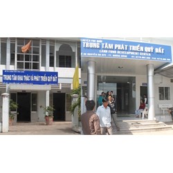 Trung tâm phát triển quỹ đất có cơ cấu tổ chức như thế nào?