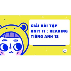 Giải bài tập Unit 11 : Reading Tiếng Anh 12 đầy đủ nhất