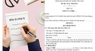 Sửa đổi, bổ sung điều lệ công ty phải có họ, tên và chữ ký của ai?