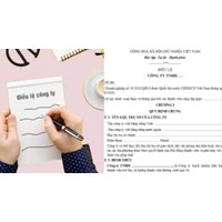 Sửa đổi, bổ sung điều lệ công ty phải có họ, tên và chữ ký của ai?