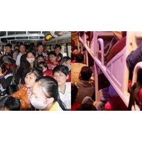 Mức xử phạt ô tô khách nhồi nhét hành khách vào ngày Tết