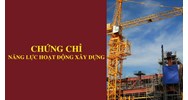 Ký hiệu nơi cấp chứng chỉ, năng lực hoạt động xây dựng