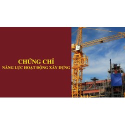 Ký hiệu nơi cấp chứng chỉ, năng lực hoạt động xây dựng