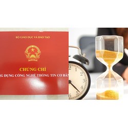 Thời gian lưu trữ bài thi của thí sinh thi chứng chỉ ứng dụng công nghệ thông tin