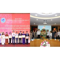 Thực hiện nhiệm vụ Viện Chiến lược và Khoa học pháp lý Bộ Tư pháp