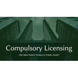 Viet Nam Patent Pirates or Public Good? Compulsory Licensing