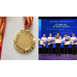 Đạt huy chương hội thi tay nghề quốc gia được công nhận kỹ năng nghề?