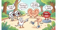 Tóm tắt truyện Chân, Tay, Tai, Mắt, Miệng ngắn gọn, hay nhất