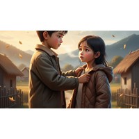 Cảm nhận 1 nhân vật trẻ em mà em thấy thú vị trong Gió lạnh đầu mùa