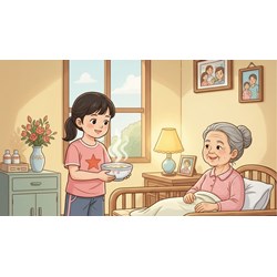 Kể một câu chuyện về lòng hiếu thảo mà em biết - Tập làm văn lớp 4