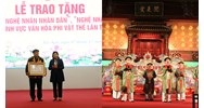 Tiêu chuẩn Nghệ nhân ưu tú với di sản văn hóa phi vật thể từ 15/2/2024