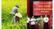 100% cán bộ hội nông dân chuyên trách các cấp bồi dưỡng nghiệp vụ?