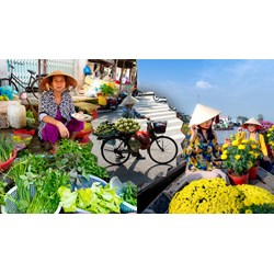 Thuyết minh về một phiên chợ quê Việt Nam siêu hay, đạt điểm cao