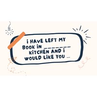 I have left my book in _______ kitchen and I would like you ...