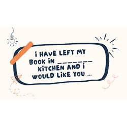 I have left my book in _______ kitchen and I would like you ...