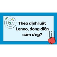 Theo định luật Lenxo, dòng điện cảm ứng? Vật lý lớp 11