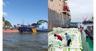 Trách nhiệm nộp lệ phí sử dụng neo, đậu đối với hàng hóa sang mạn?