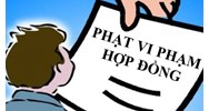Phạt vi phạm hợp đồng kinh tế phải xuất hoá đơn hay phiếu chi?