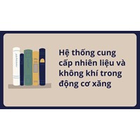 Hệ thống cung cấp nhiên liệu và không khí trong động cơ xăng Lớp 11