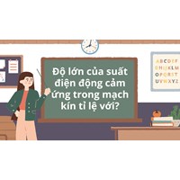 Độ lớn của suất điện động cảm ứng trong mạch kín tỉ lệ với?