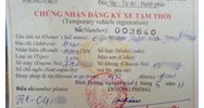 Có được gia hạn Giấy chứng nhận đăng ký xe tạm thời hay không?