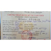 Có được gia hạn Giấy chứng nhận đăng ký xe tạm thời hay không?