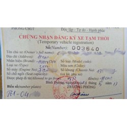 Có được gia hạn Giấy chứng nhận đăng ký xe tạm thời hay không?