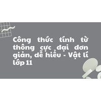Công thức tính từ thông cực đại đơn giản, dễ hiểu - Vật lí lớp 11
