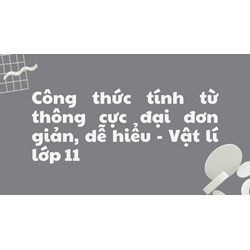 Công thức tính từ thông cực đại đơn giản, dễ hiểu - Vật lí lớp 11