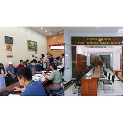 Phòng công chứng dùng biển hiệu không đúng mẫu bị đình chỉ hoạt động?