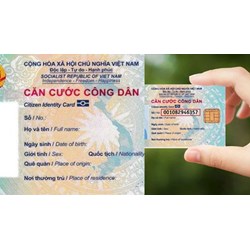Thẻ Căn cước công dân gắn chíp sử dụng song ngữ Anh - Việt