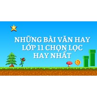 Những bài văn hay lớp 11 chọn lọc hay nhất