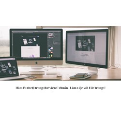 Hàm fwrite() trong thư viện C chuẩn - Làm việc với File trong C