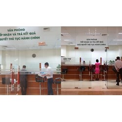 Thủ tục lĩnh vực đất đai tiếp nhận tại Văn phòng Một cửa Bộ TN&MT