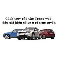 Cách truy cập vào Trang web đấu giá biển số xe ô tô trực tuyến