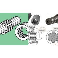 Mối ghép then hoa răng chữ nhật và phương pháp tính khả năng tải?