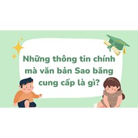Những thông tin chính mà văn bản Sao băng cung cấp là gì?