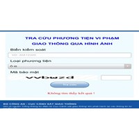 Cách tra cứu phương tiện vi phạm giao thông qua hình ảnh thế nào?