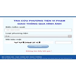 Cách tra cứu phương tiện vi phạm giao thông qua hình ảnh thế nào?