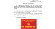 Thẻ công chứng viên do ai cấp?