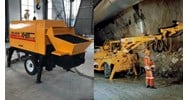 Mối nguy hiểm với bộ phận khoang nạp của máy phun bê tông khi vận hành