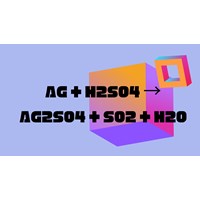 Cân bằng phương trình Ag + H2SO4 → Ag2SO4 + SO2 + H2O