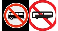 Quy định hiện hành về vị trí được phép lắp đặt biển cấm xe khách?