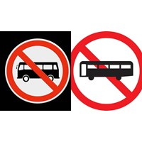 Quy định hiện hành về vị trí được phép lắp đặt biển cấm xe khách?