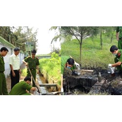 Hướng dẫn việc thu mẫu nước thải của lực lượng Công an nhân dân?