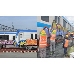 Vẽ bậy lên tàu Metro bị xử lý như thế nào theo quy định?
