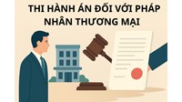 Thủ tục và thẩm quyền thi hành án đối với pháp nhân trong tố tụng hình sự