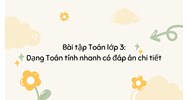 Bộ đề thi Toán lớp 3 học kì 1 Kết nối tri thức có đáp án mới nhất