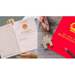 Nhà chưa được đăng ký, thể hiện trên sổ đỏ có tặng cho được không?