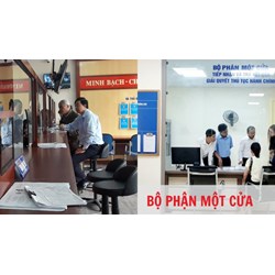 Quy định về người làm việc tại cấp bộ Bộ phận Một cửa mới nhất